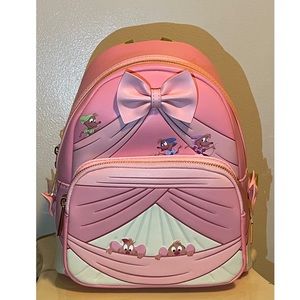 Pink Cinderella Loungefly Disney Mini Backpack